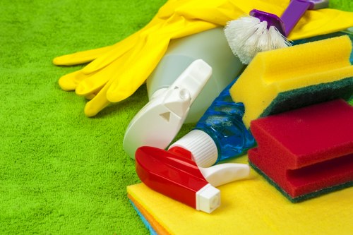 Professional carpet maintenance in a Fitzrovia business space