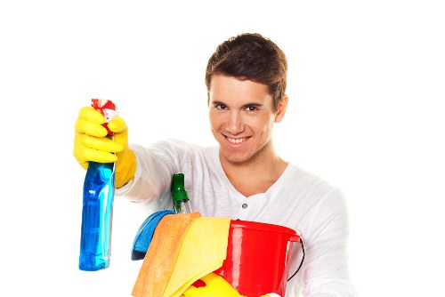 Safety-focused carpet cleaning in a domestic property